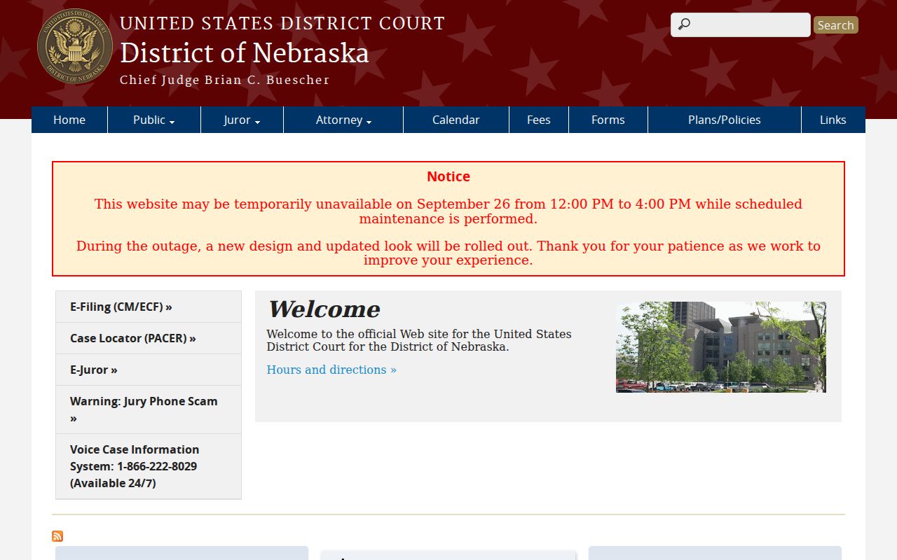 Cheyenne County arrest warrant lookup federal court source